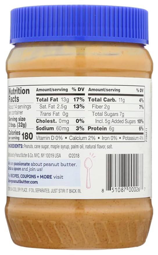 Mantequilla de Maní Mighty Maple 16 oz Peanut Butter & Co miniatura 2