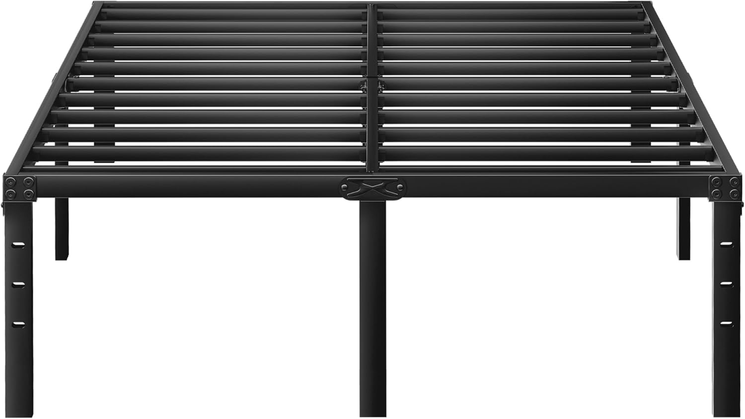 QEROMY Bed Frame, Metal Platform Bed Frame, Quick & Easy