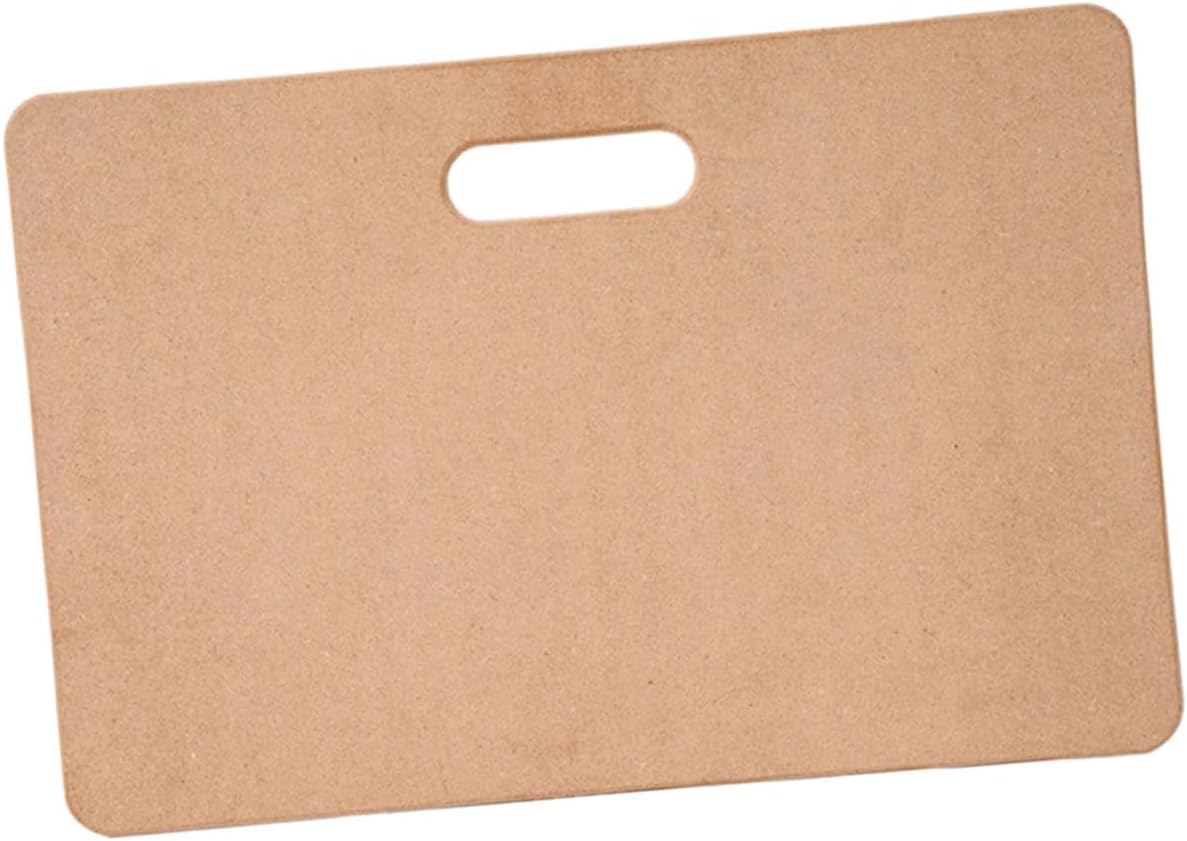 Portable Clay Wedging Board Wooden, Holding Clay Blank Slab Fibreboard Clay Board, Mud Board for Ceramics Clay Making, S