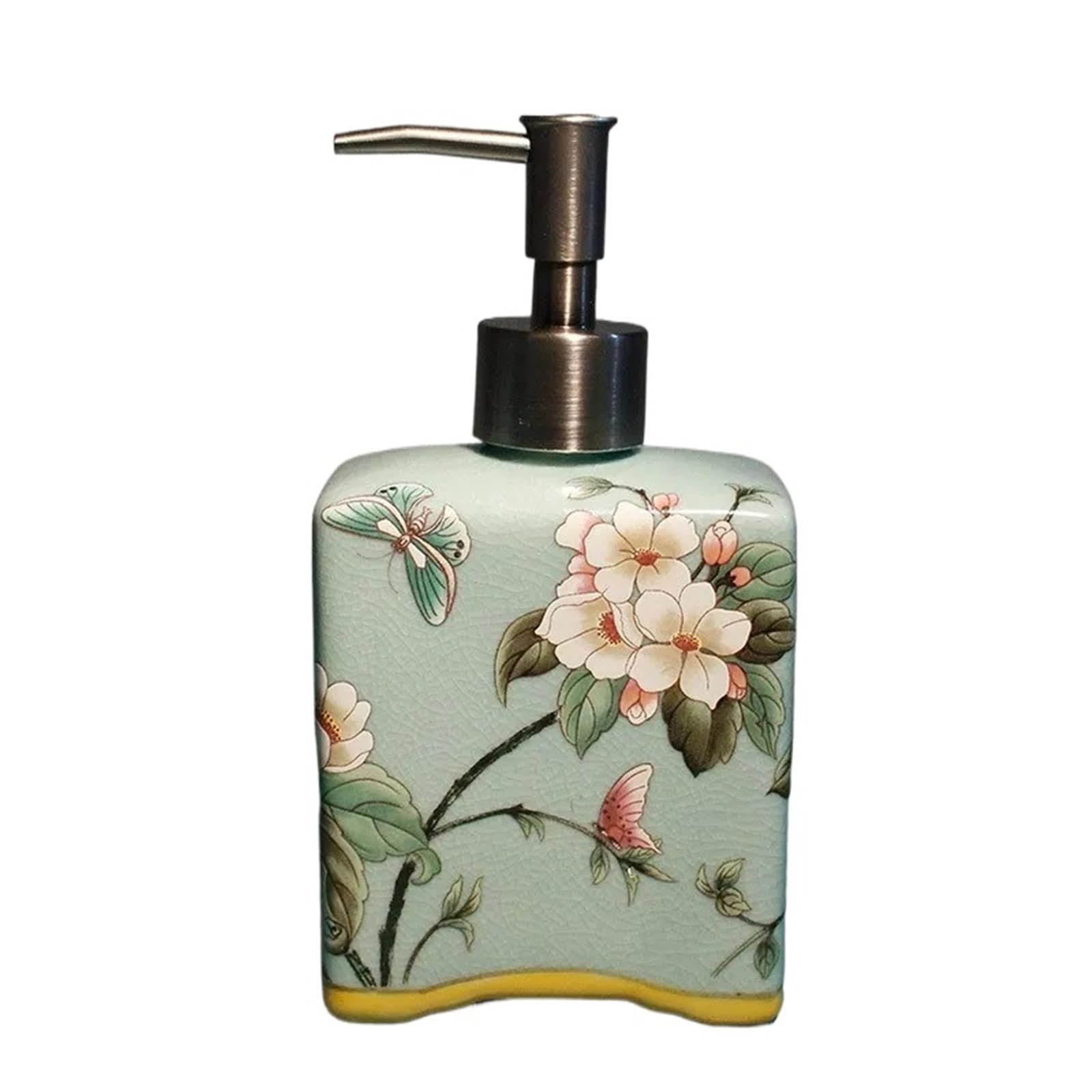 Ceramic Lotion Bottle Press Soap Dispenser Hotel Shampoo