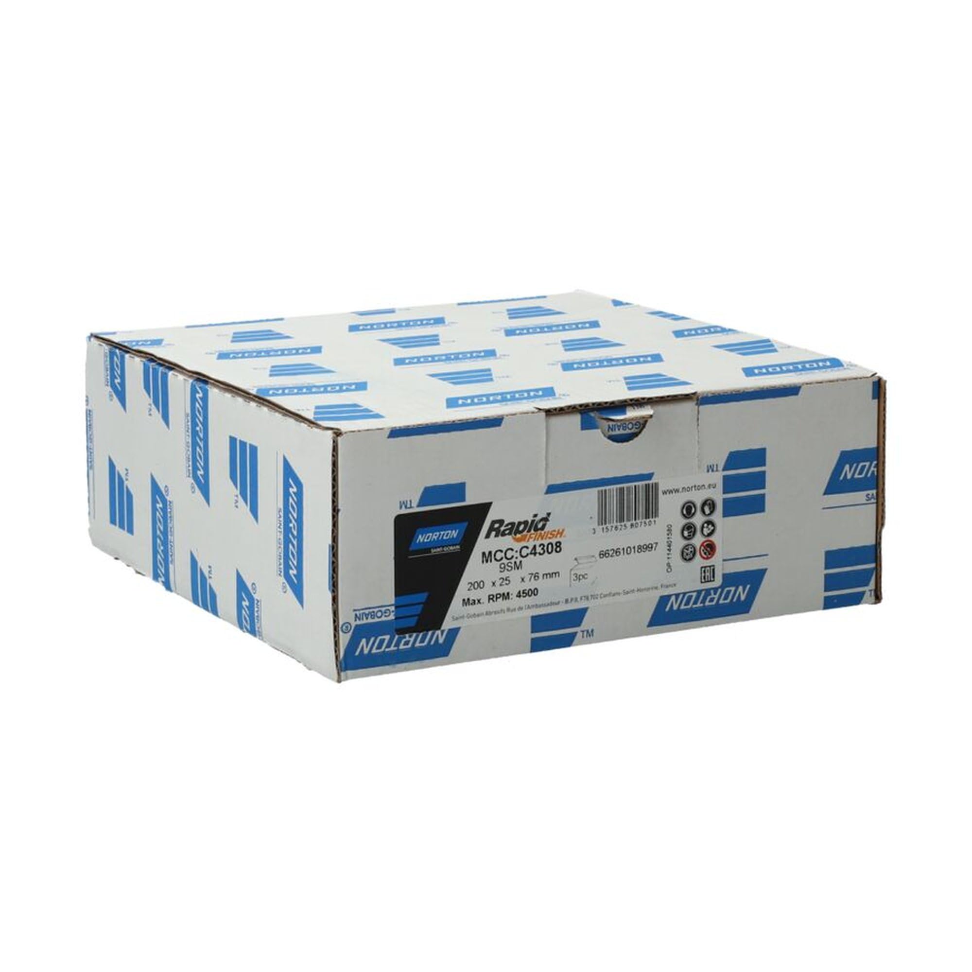 Mola abrasiva Norton Convolute 150 x 25 x 25 D48 estremamente sottile