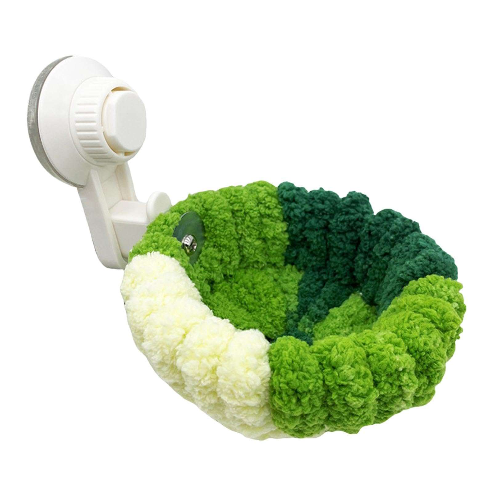 Plush Bird House for Car - Plush Bird Bed for Cage, Suction Cup Accessories for Parrots, Parrots, Conure for Car Window