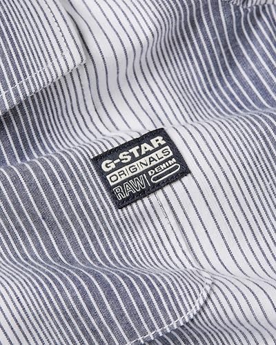 Miniatura 6 de G-Star Para Hombre Camisa Marine Slim, Multicolor Imperial Blue Shadow Stripe D24963-D744-G711 , L