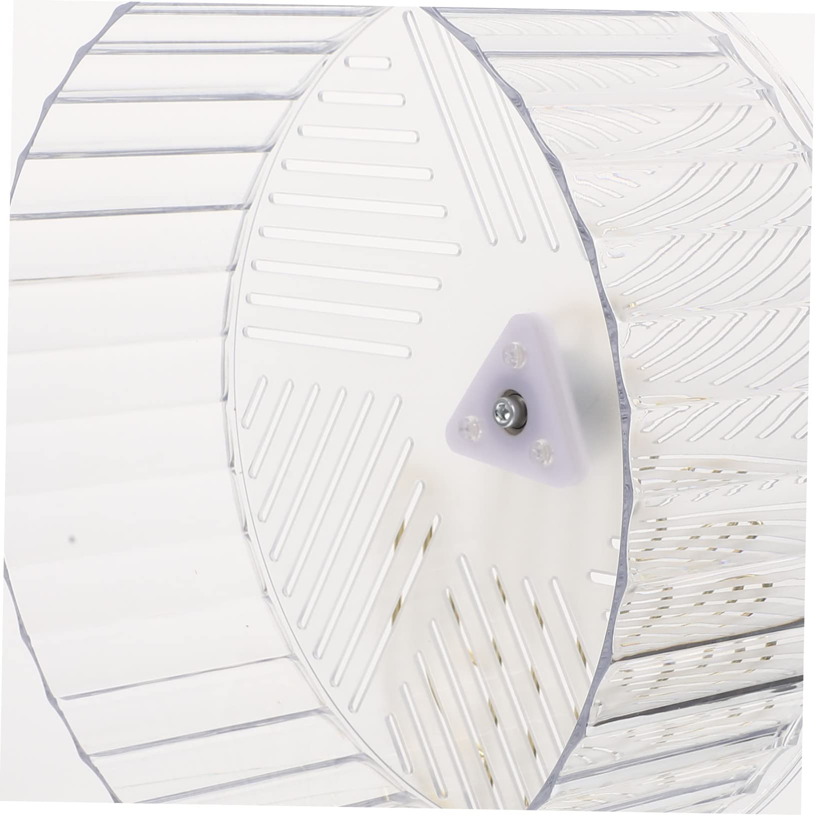 INOOMP Rueda de Hámster Silenciosa Soporte de Aleación, Rueda de Ejercicio para Erizos y Chinchillas, Tamaño Grande, Accesorio para Jaulas, Juguete Interactivo para Color Aleatorio