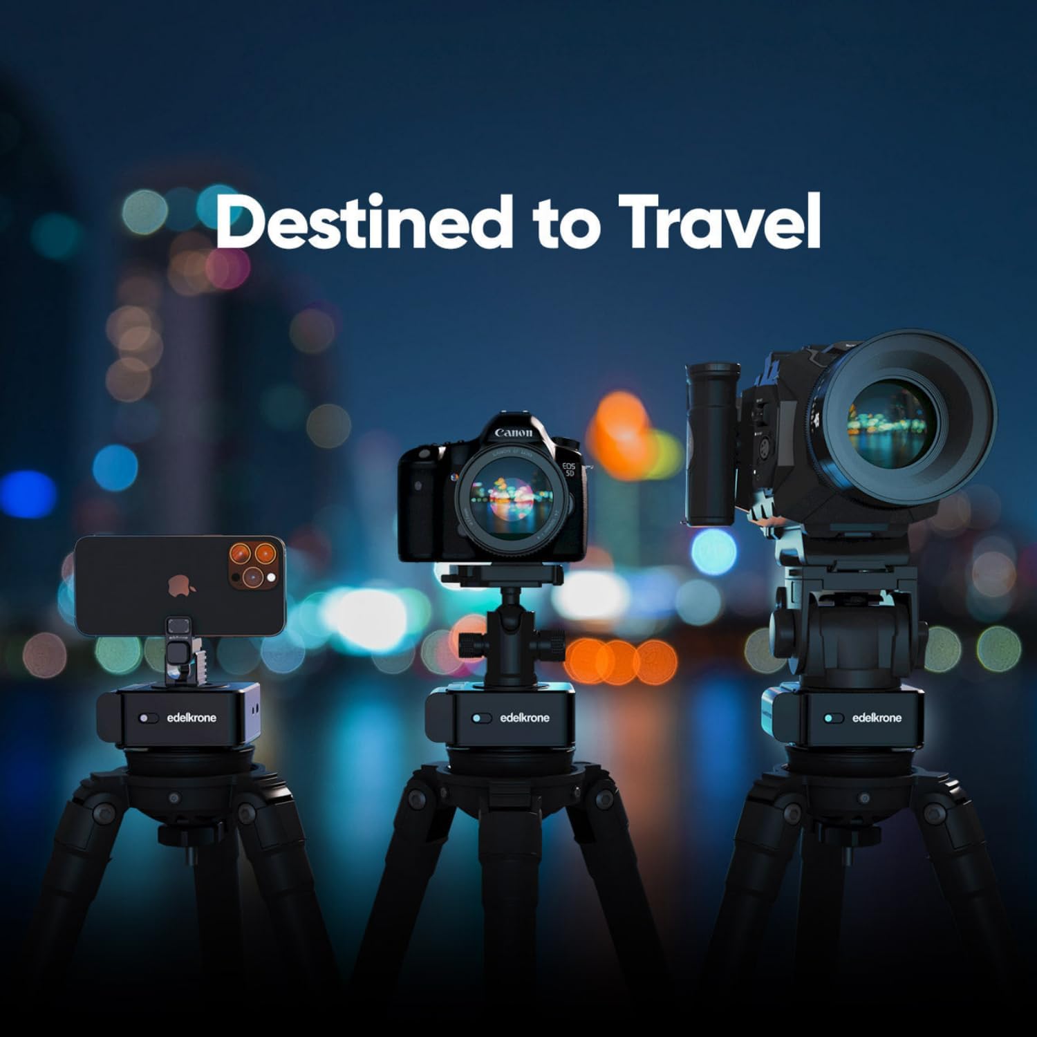 edelkrone HeadONE v2 Tripod Head - Motion Control Devices for Camera and Phone 360° Mode - Connects Wirelessly with The Body, Automatic Point Tracking, Point Tracking, Time-Lapse Programming & App