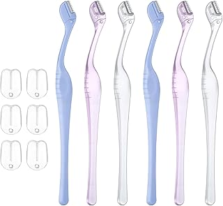 6 piezas de maquinilla de afeitar de cejas pa...