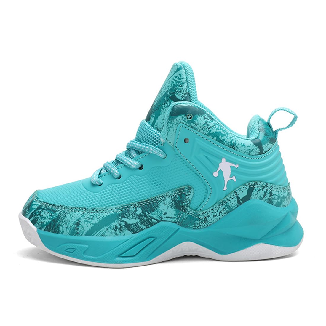 Basketballschuhe für Jungen Kinder Turnschuhe Outdoor Basketballschuhe für Mädchen Jungen Sportschuhe Leicht Atmungsaktive Turnschuhe Sneaker Walkingschuhe