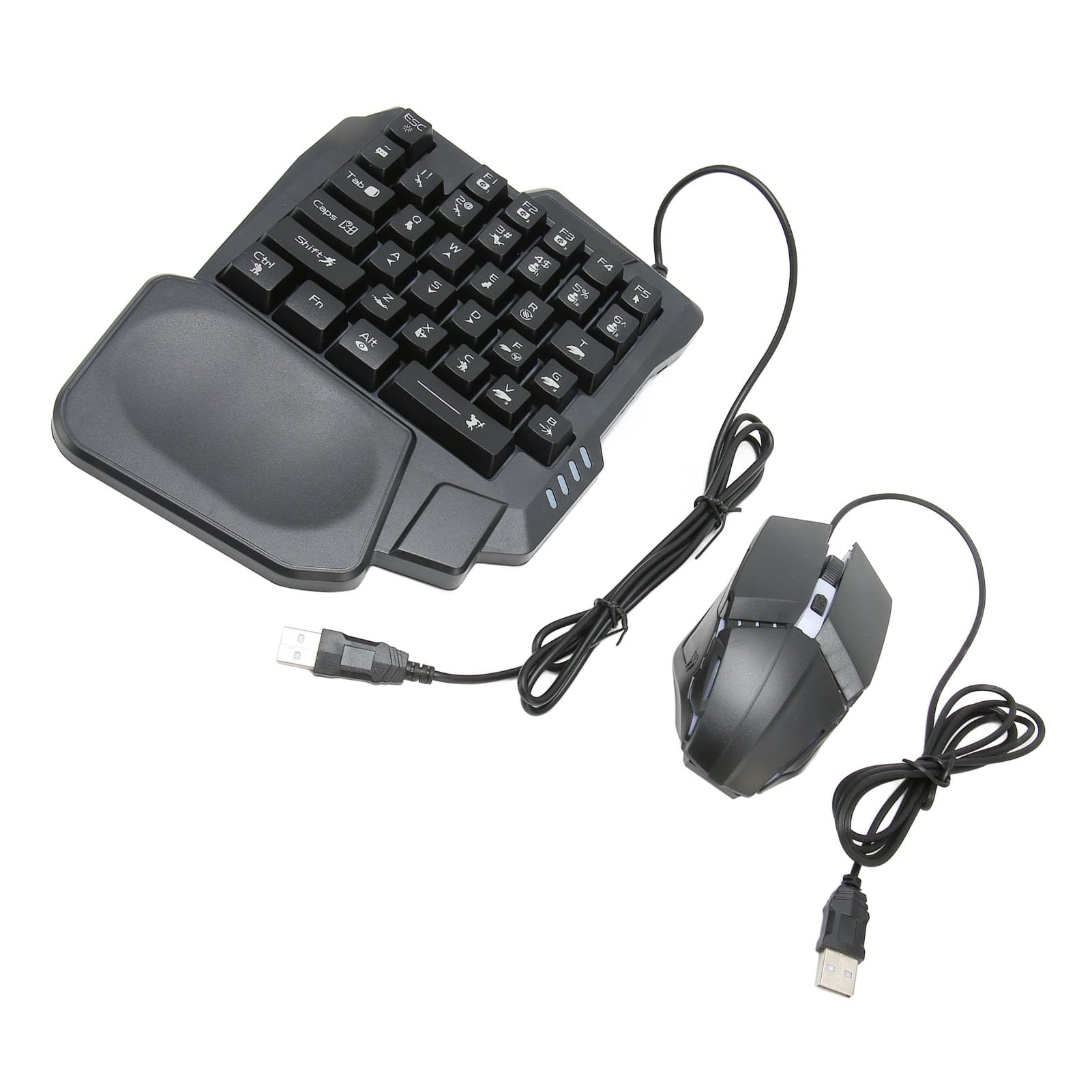 Pacchetto Combinato Gioco Mobile 4 in 1 Tastiera da Gioco Mouse Combo Gamepad Controller Set Tastiera e Mouse Kit e Convertitore K13 con Supporto