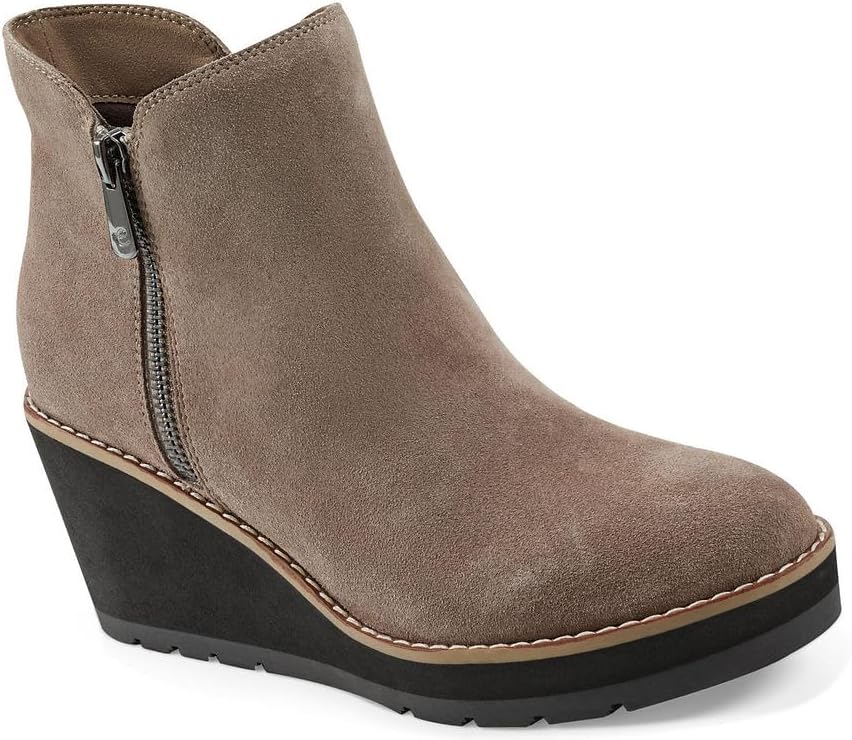 Easy Spirit Women's Jayda Ankle Boot, Taupe 240, 12