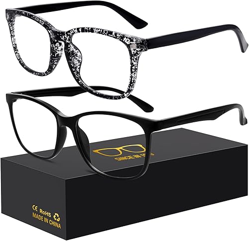 Miniatura 29 de Lentes con bloqueo de luz azul para computadora, lectura, juegos, televisión, teléfonos, lentes de moda antifatiga visual y UV para mujeres y