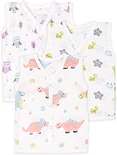 Kidbea® Newborn Baby Unisex Jhabla | 100% Cotton Muslin | Soft & Cozy Summer Wear for Boys & Girls | Multiple Prints for Infant | Pack of 5