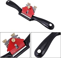 Vista 5 de Cepillo de mano 9 pulgadas Ajuste de carpintería Plano de corte Spokeshave Herramienta de recorte de mano con tornillo