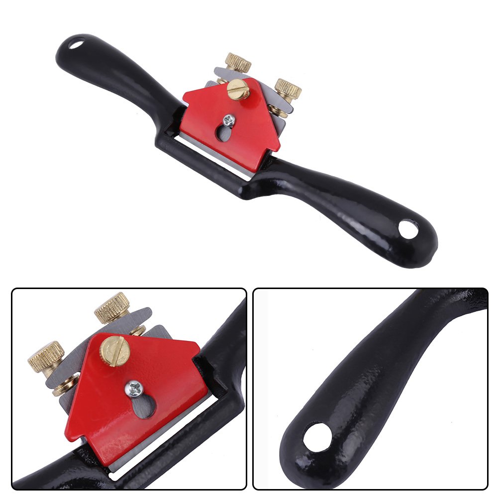 9"/215mm Adjustable Hand Edge Planer Spoke Shave Manual Woodworking Hand Tool - View #10