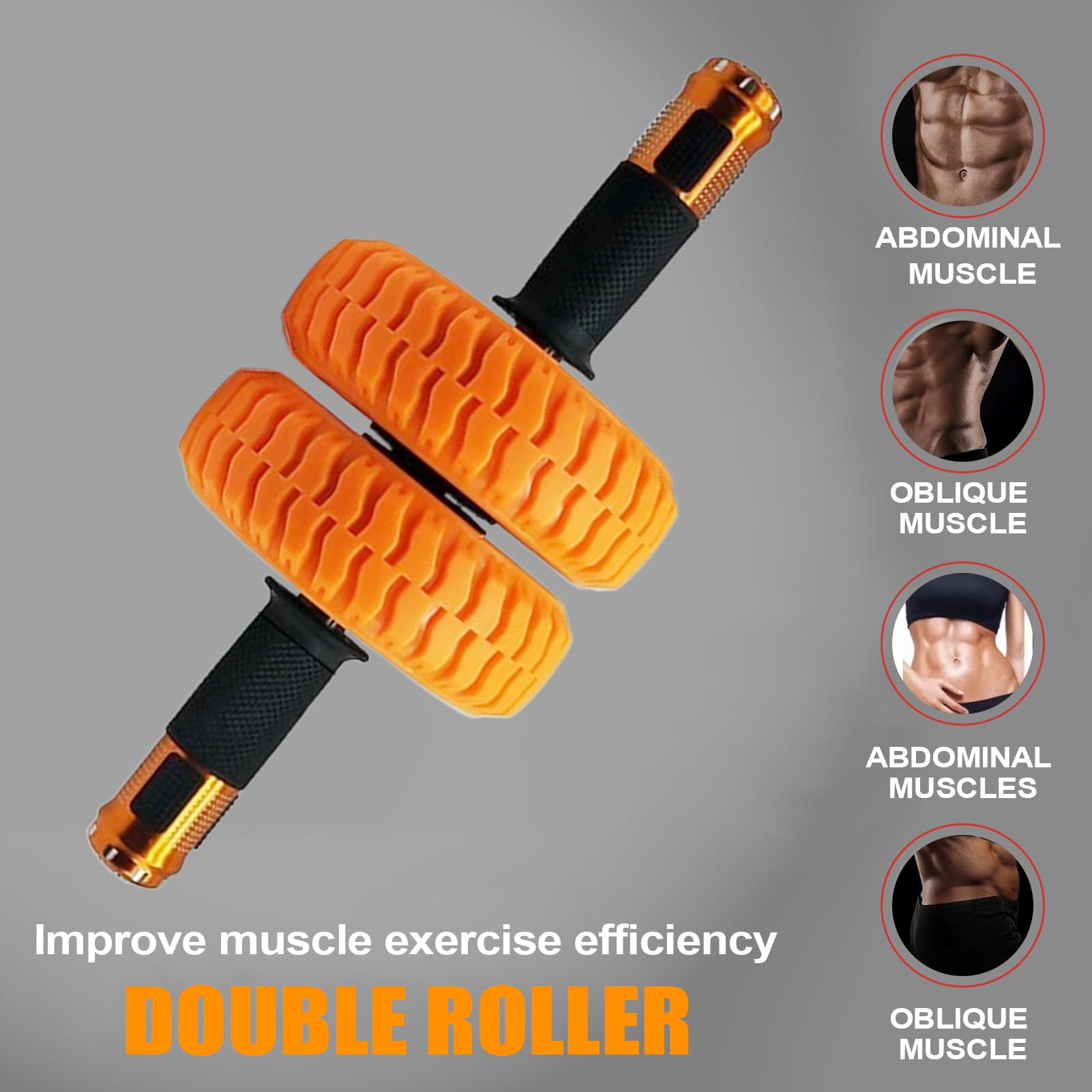 Ruota Ab Roller Attrezzo Portatile Palestra Casa Allenamento Fitness | Ruote Esercizi Allenamento Casa 15 Cm Per Interno Esterno Ufficio Pavimento Viaggio Lavoro Famiglia Principianti