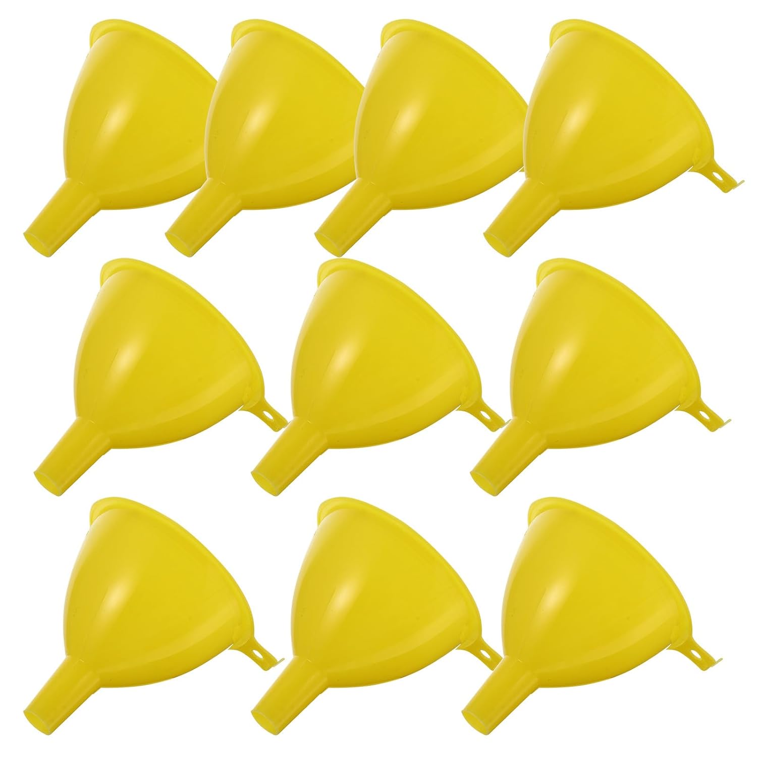 10pcs Plastic Lab Funnels 60mm Diameter Filling Funnels for Scientific Experiments Liquid Transfer for Laboratory and Teaching Use