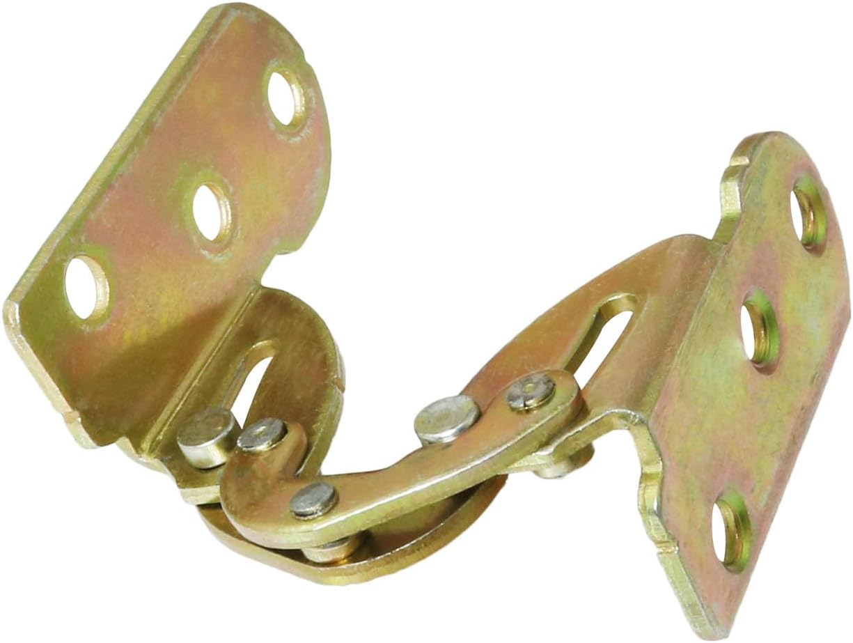 4PCS Dining Table Flip Up Hinge Furniture Concealed Folding Hinge 47x20x15mm Copper Nickel Alloy for Small Wooden Boxes Storage Boxes Toy Boxes