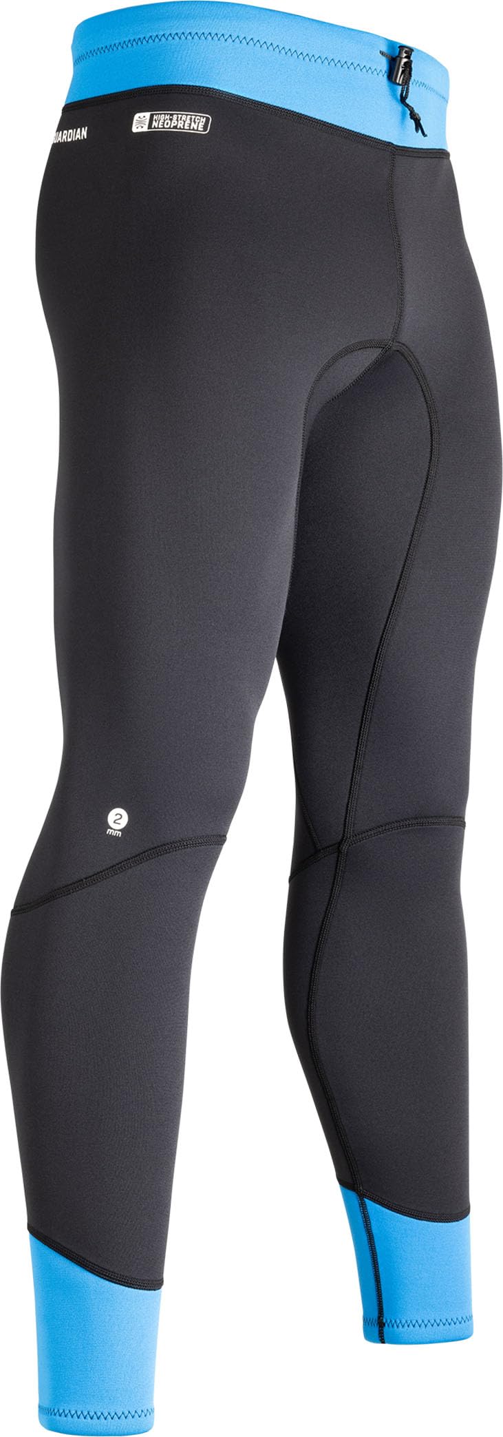 CRESSI Guardian Man Spodnie neoprenowe czarne/niebieskie 2 mm M/3-2 mm podwójne spodnie neoprenowe, idealne dla wszystkich entuzjastów sportów wodnych, czarne/niebieskie, M/3, męskie