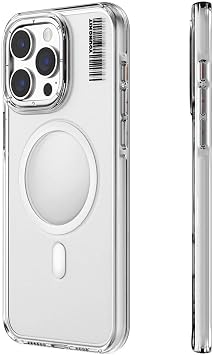 Youngkit iPhone 15 Pro Max Uyumlu Kılıf Magsafe ile Uyumlu Youngkit Crystal Shield Serisi Kapak Şeffaf