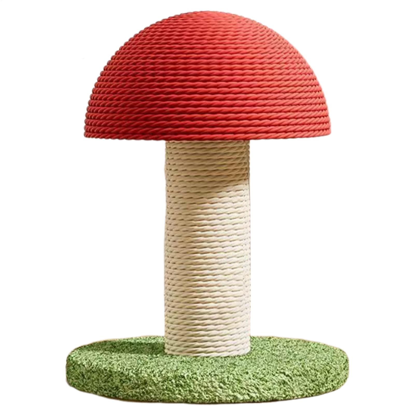 Scratching Post,Sisal Mushroom Modern,Cat Tree Scratcher | for Mental Stimulation Physical Exercise Boredom Relief Home Apartment Indoor Outdoor Floor Birthday