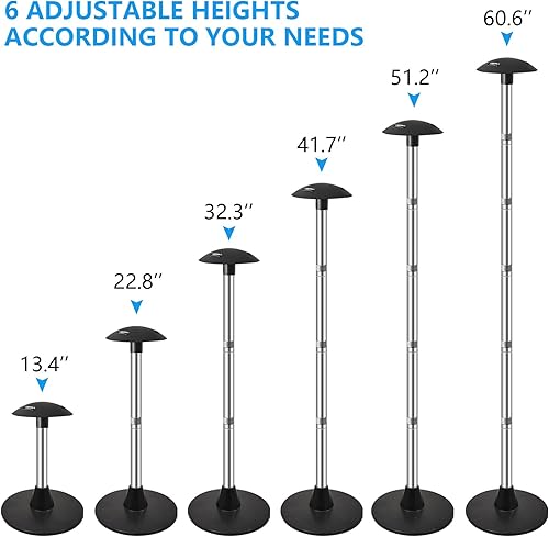 Miniatura 3 de Paquete de 2 postes de soporte para cubierta de barco, poste de soporte de acero inoxidable para cubierta de barco con correas de cincha, extensión