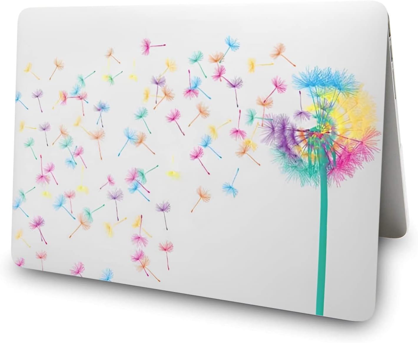 Laptop Shell Compatible with MacBook Air 13 Inch Cover 2018 2019 2020 Model A1932 A2179 A2337 M1, Lightweight Plastic Hardshell Case for MacBook New Version Air 13.3 Inch, Colourful Dandelion - Image 5