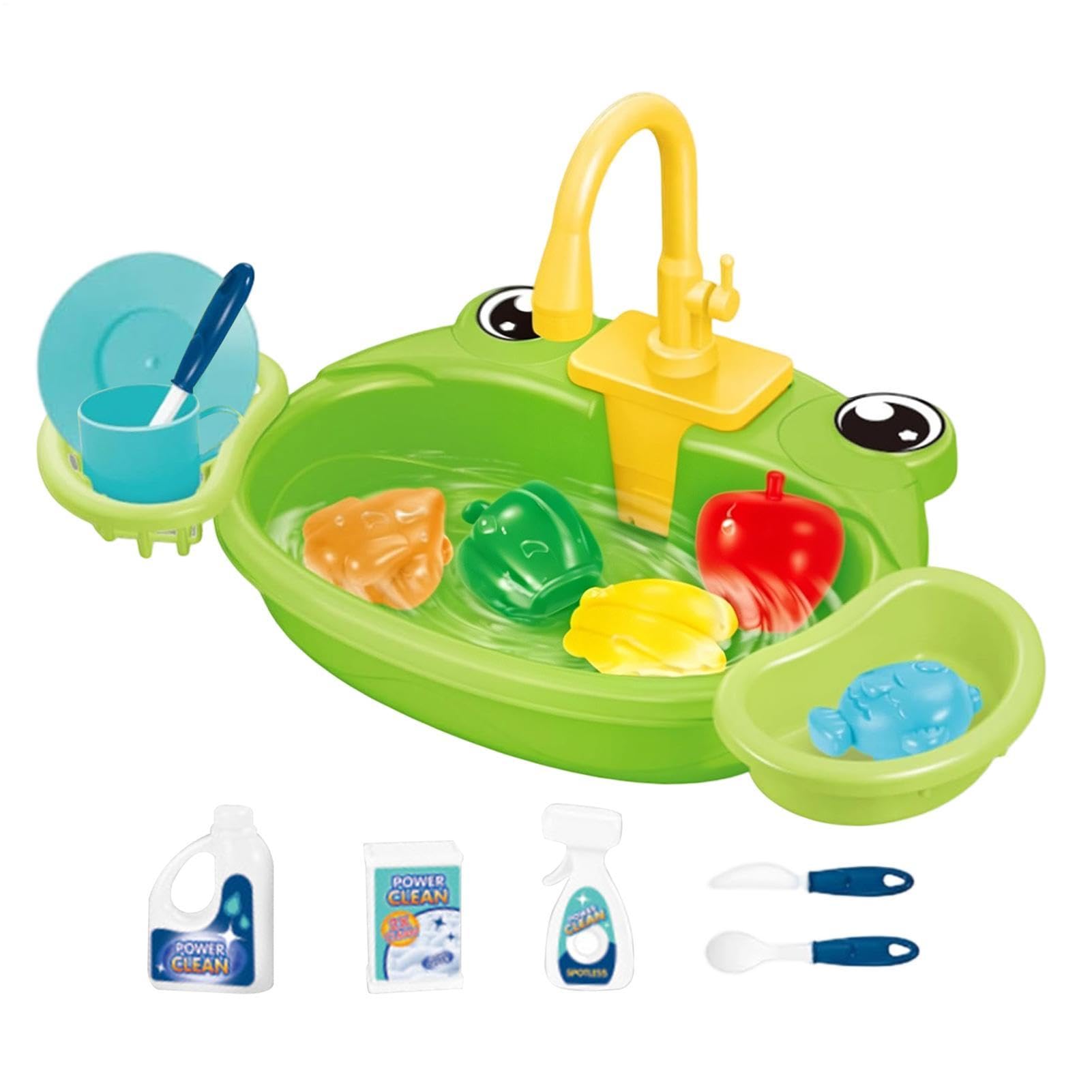 Lavello da gioco con acqua corrente per bambini Vasca per uccelli elettrica