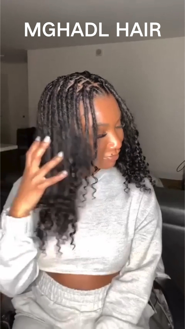 10 Inch Human Hair Dreadlock Extensions 30 Strands Curly Ends Amazon.com : 10 Inch 30 Strands 0.4cm Width Loc Extensions  main image 4