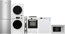 Equator Advanced Appliances SMALL HOME 800 SQ. FT APPLIANCE PACK- Washer+Dryer+Dishwasher+Cooking Range+Refrigerator+Microwave+Wine Ref