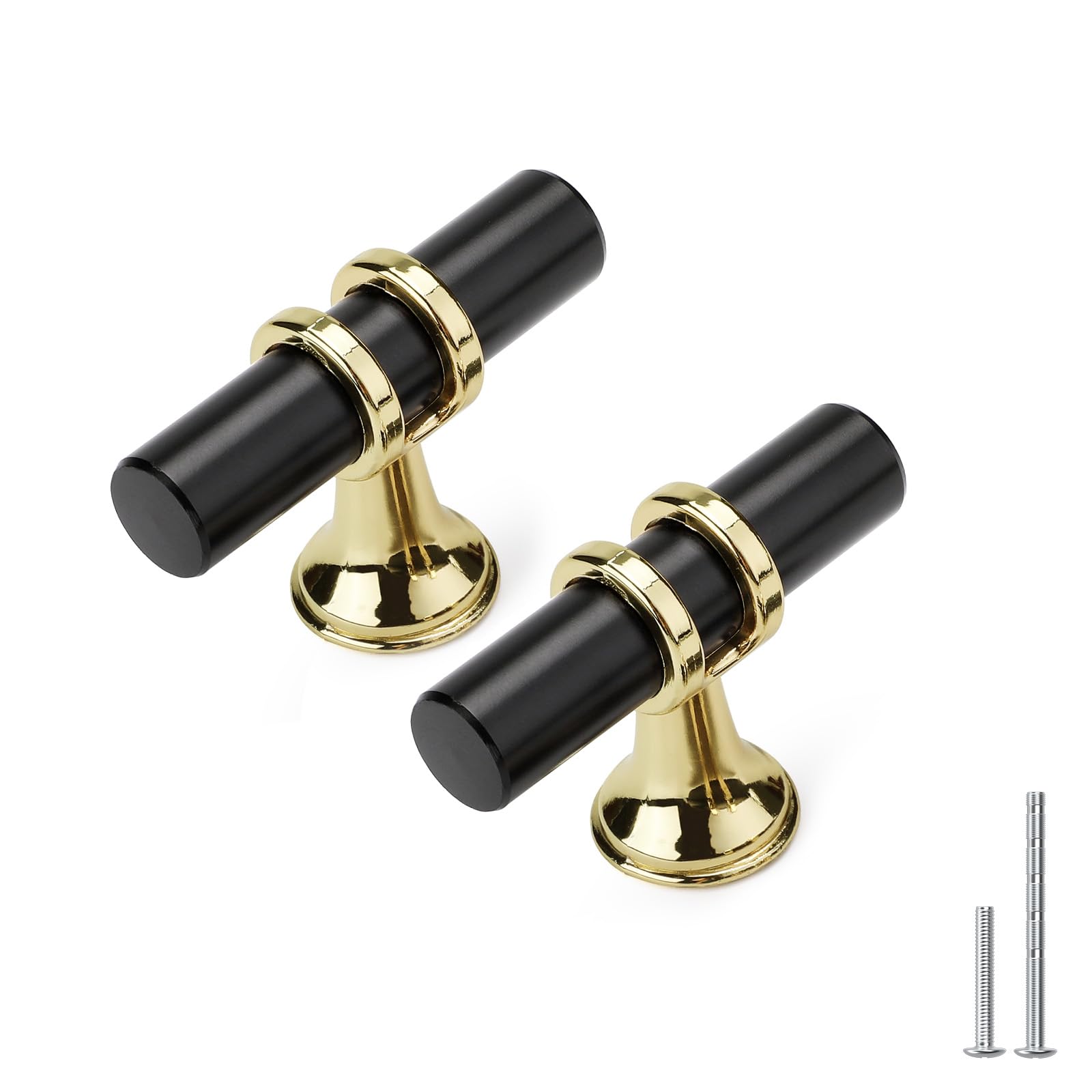 Rergy 10 Pack 3 Inch Hole Center Brushed Nickel and Gold Cabinet Pulls — Amazon image 28