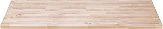 DuraSteel 24x72 Butcher Block Countertop - Maple Solid Wood Workbench for Kitchen, Restaurant, Cabinet, Desk Top, Wood Board, Large Counter Cutting Island Long, Bakery Worktable Dough - Table Top Only