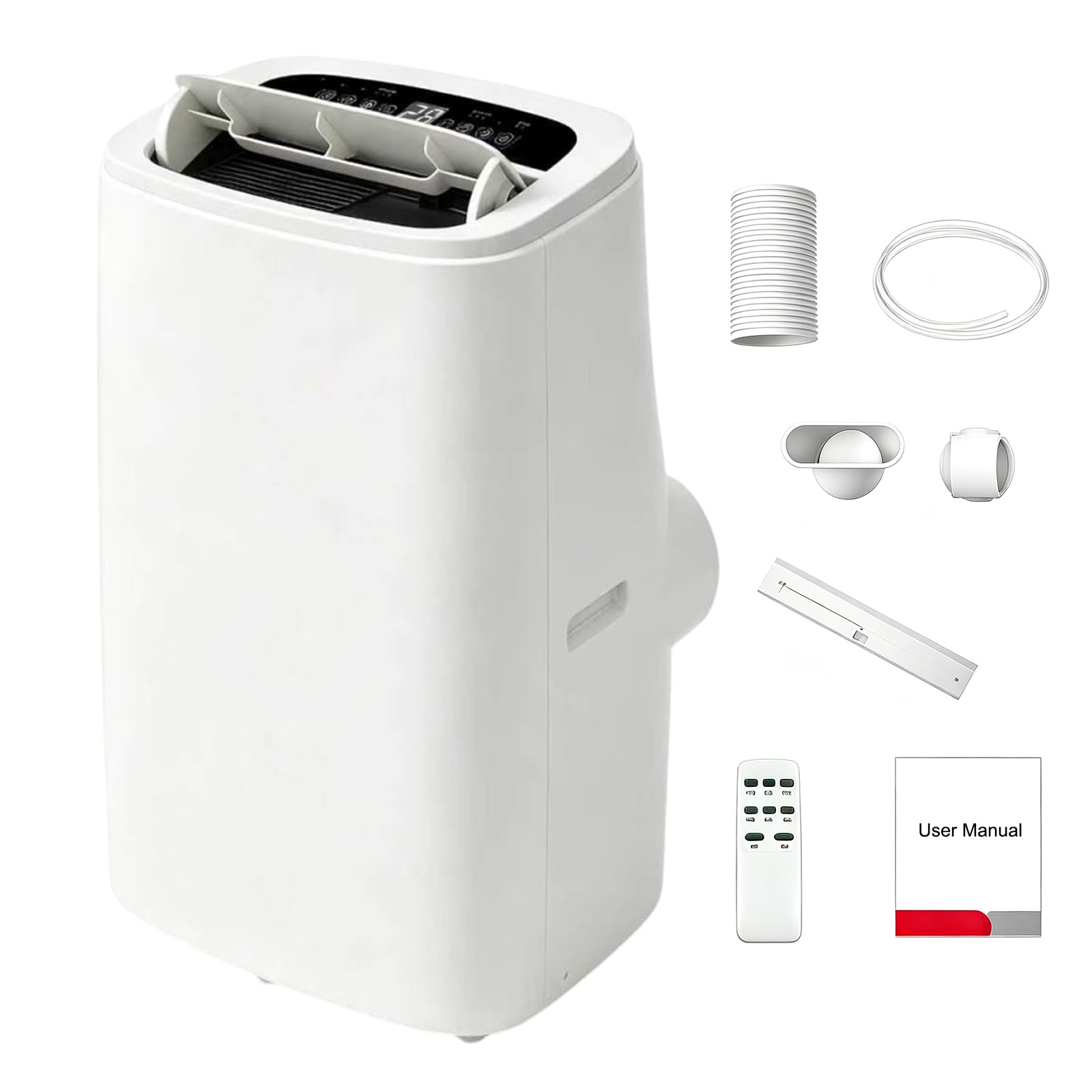 Condizionatore Economico a Basso Consumo | Condizionatore Economico Dotato di Evaporazione Automatica e Regolazione Precisa Della Temperatura(12000BTU)