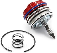 Vista 8 de Conjunto de Pistón de Servo de Alto Rendimiento con Cubierta y Anillo de Retención Compatible con Corvette 700R4 4L65E 4L70E 4L60E 1982-2014 Plata