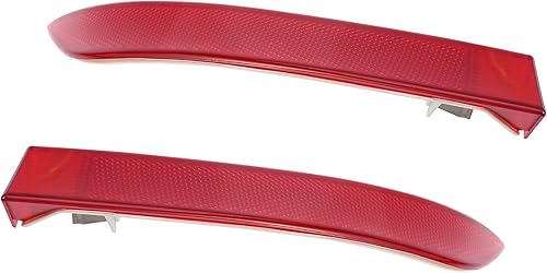 Miniatura 5 de X AUTOHAUX 1 par de parachoques trasero del coche Reflector cubierta izquierda derecha lado 63147240997 63147240998 para BMW X5 2011-2013