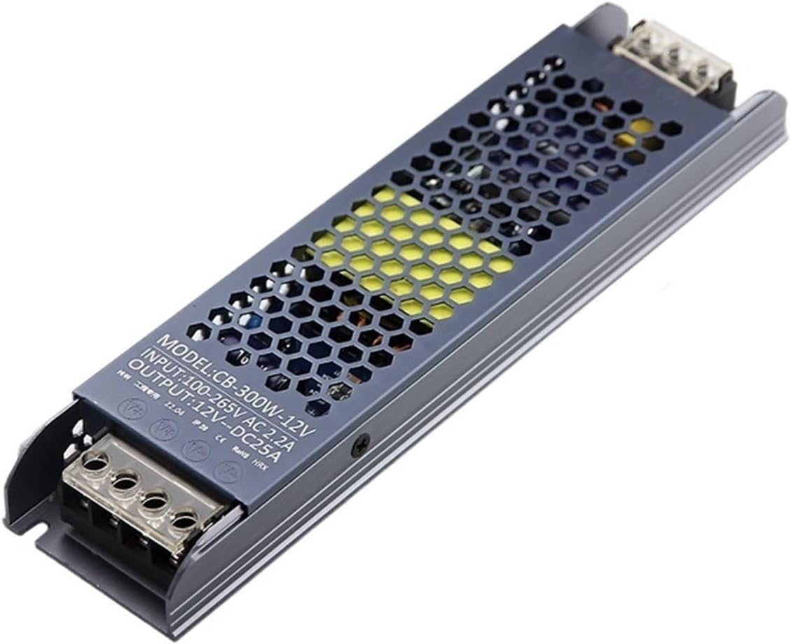 超薄型 LED 照明トランス DC 12V 24V 電源 60W 100W 150W 200W 300W 400W 500W LED