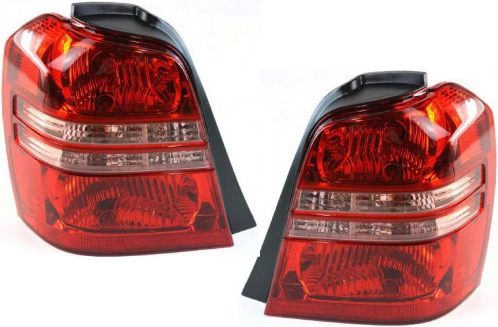 CarLights360: For Toyota Highlander Tail Light Assembly 2001 2002 2003 Driver Side w/Bulbs - TO2818119 | 81561-48050