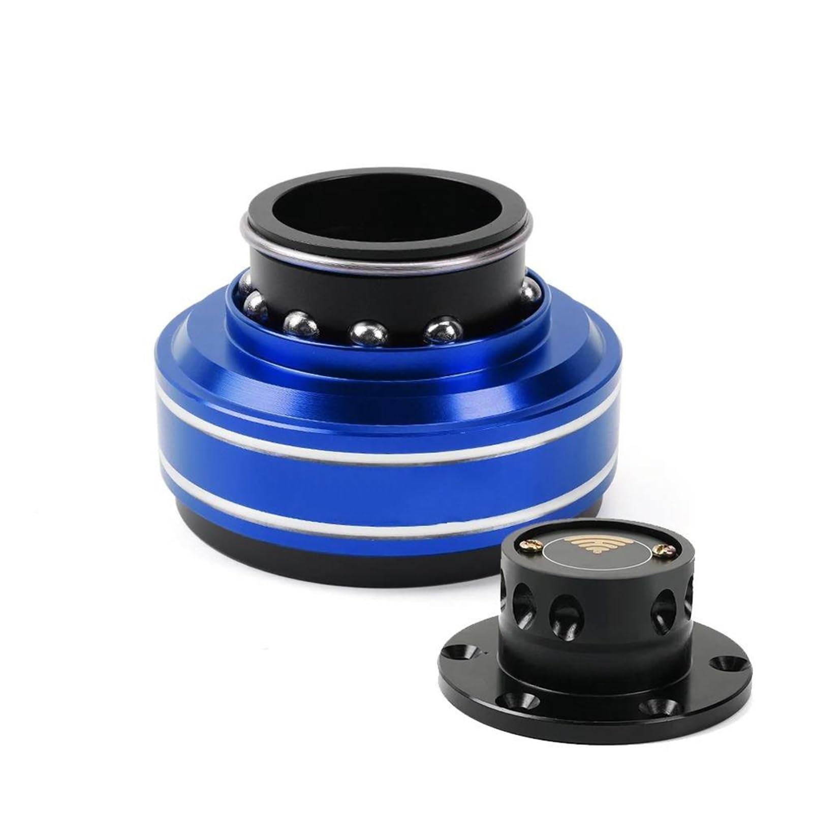 6-Loch-Rennspiel-Lenkrad-Schnellspannadapter 70 Mm Für MOZA Simagic M10 A/Mini Euro Truck RS-QR040(Blue)