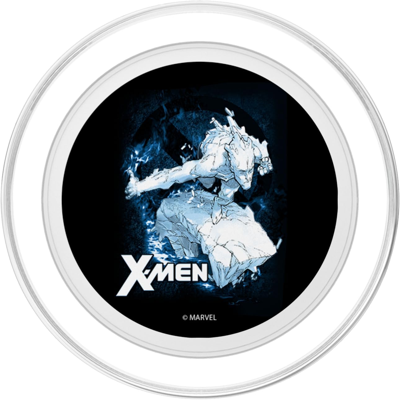 Marvel X-Men Iceman Flames Cold As Ice PopSockets MagSafe PopGrip for iPhone