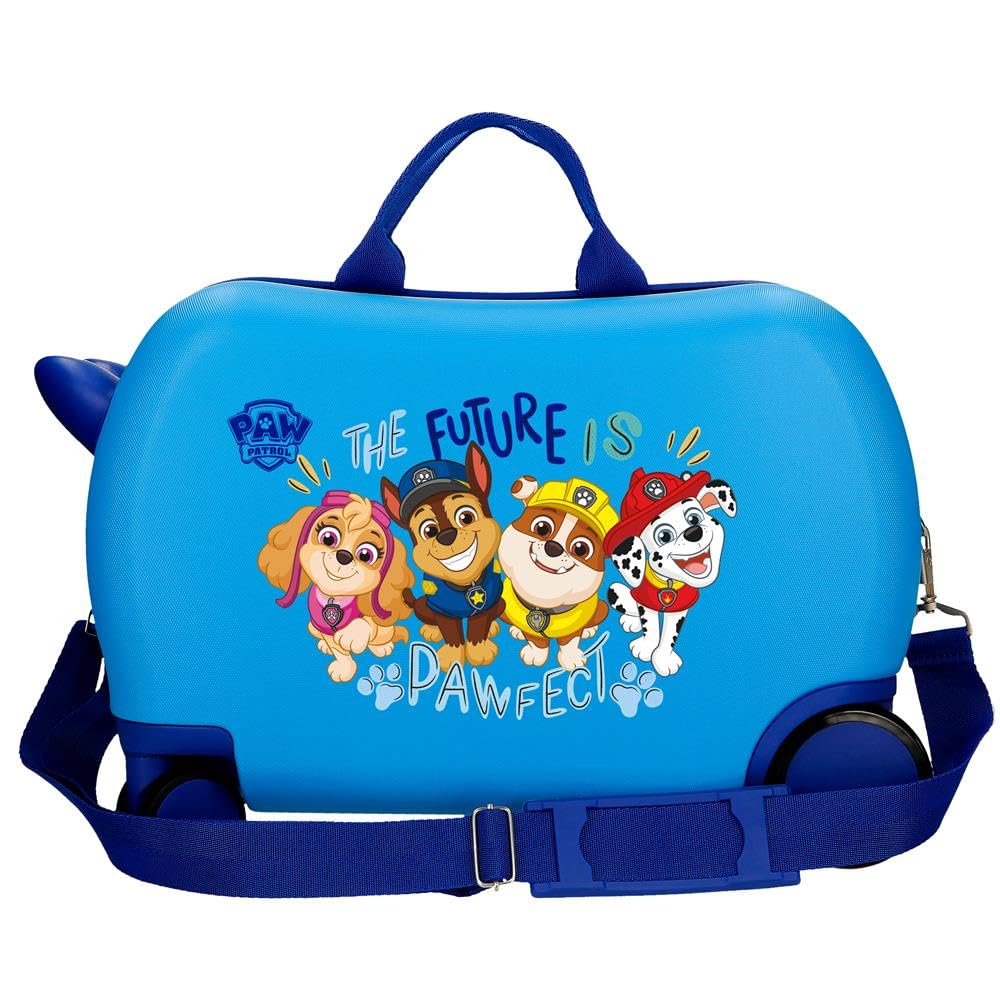Patrulla Canina Paw Patrol Playful Outdoors Maleta Infantil Azul 45x31x20 cms Rígida ABS 24,6L 1,8 kgs 4 Ruedas Equipaje Mano