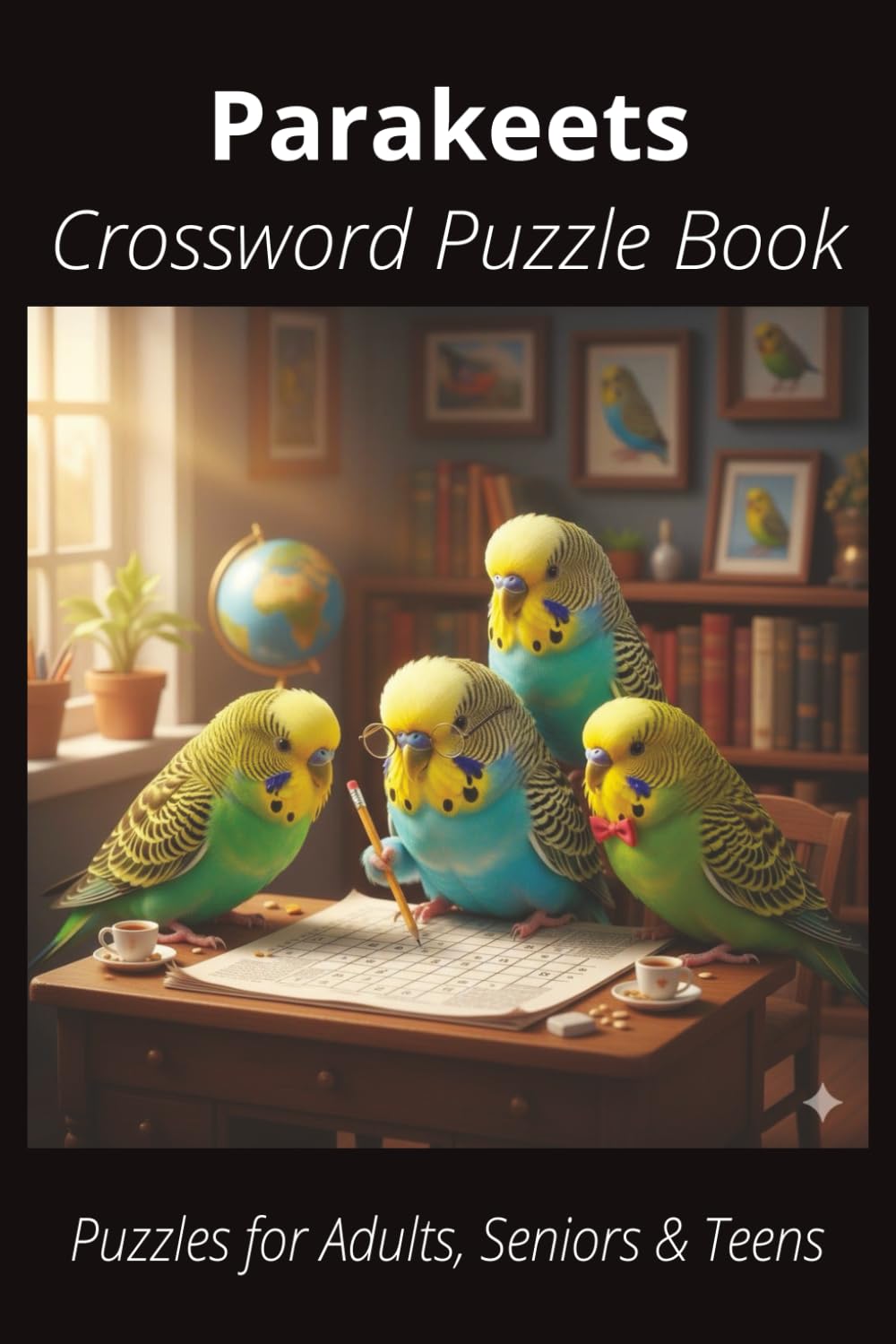 Parakeets Crossword Puzzle Book: Easy-to-Read Crossword Puzzles About Parakeets – Birds, Pets, Care, Fun Facts & More | 6x9”, 110 Pages – An Awesome ... Bird Lovers, Vacations, and Relaxing Moments