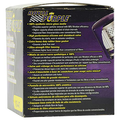 Royal Purple 10-47 Extended Life Premium Oil Filter #TOP3