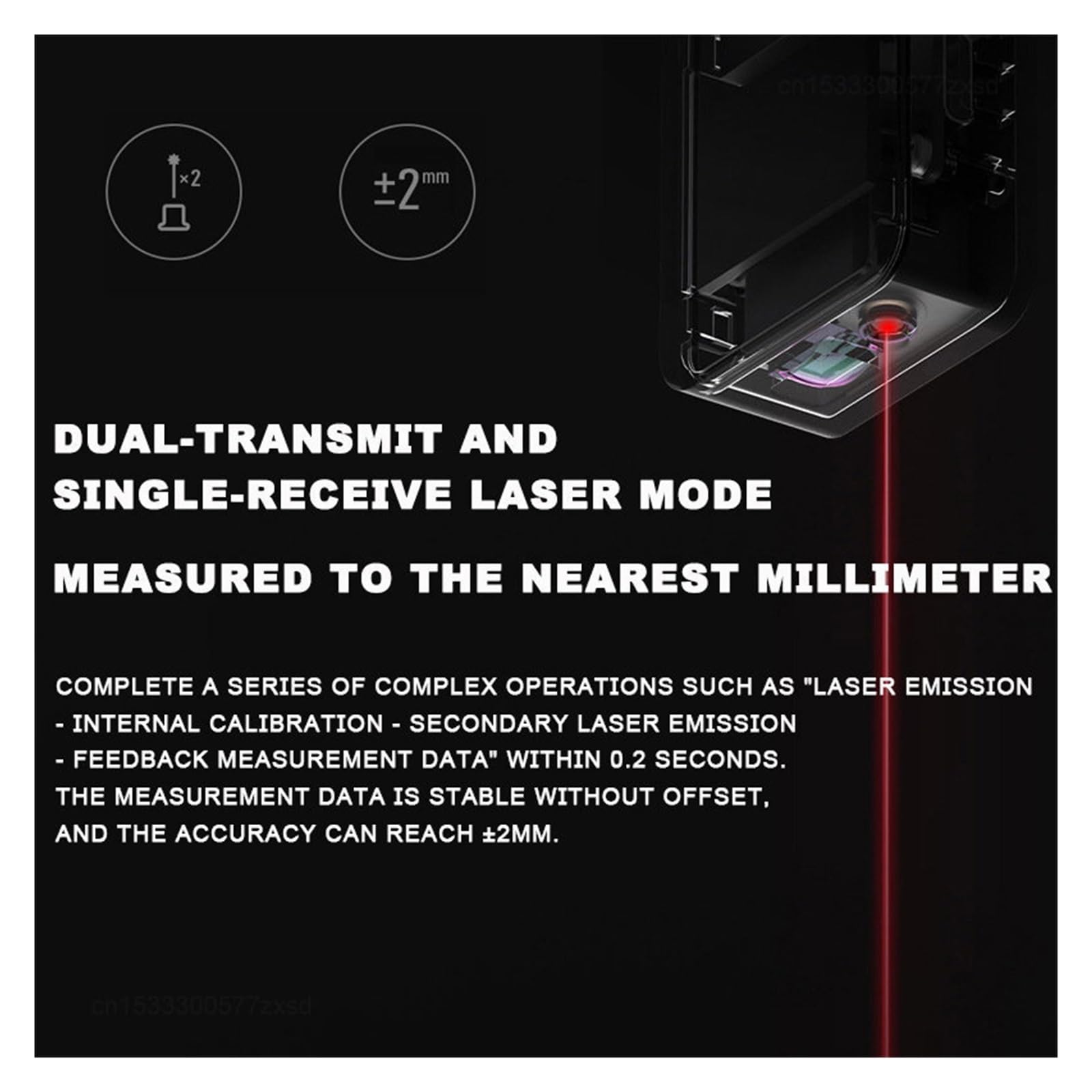 Mini Cinta métrica láser Telémetro Inteligente Pantalla de 30M Medidor Distancia Conectar al teléfono móvil Precisión Flexibilidad Medición