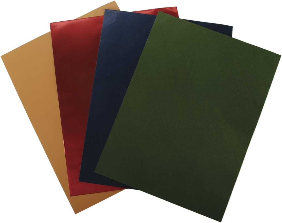 Metal Sheets 9x12 40g Multi-Pack 4/Pkg: Poison Ivy/Brrblue/Barn Red/Dijon