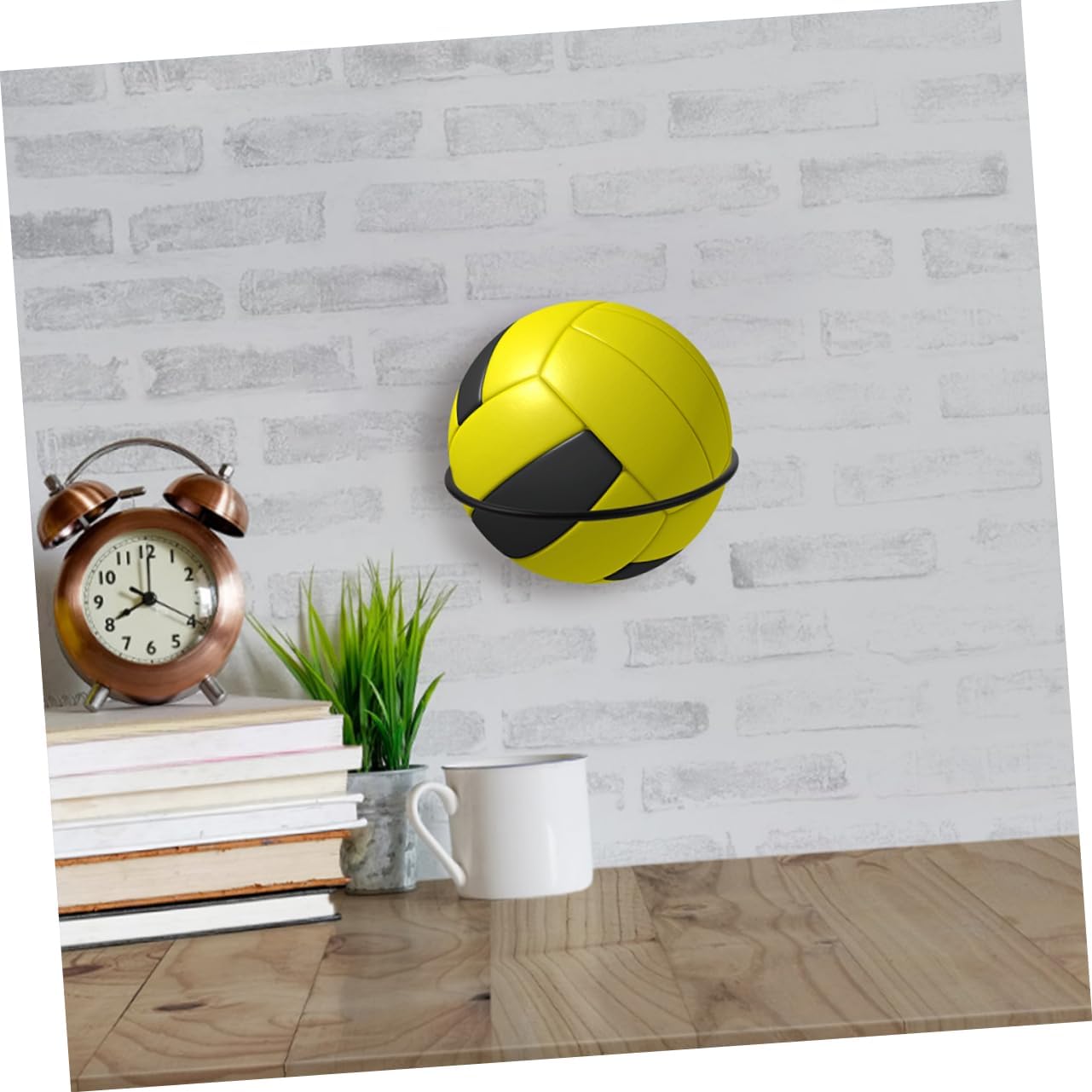 HANABASS Helmet Ball Bracket Storage Racks Display Stand Inground Basketball Hoop Storage Holders Sports Balls