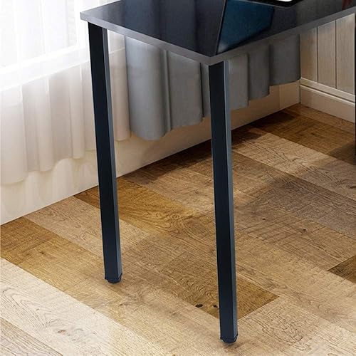Miniatura 9 de QLLY Patas de escritorio de metal ajustables de 32 pulgadas, patas cuadradas para muebles de mesa de oficina, juego de 4 (32 pulgadas)