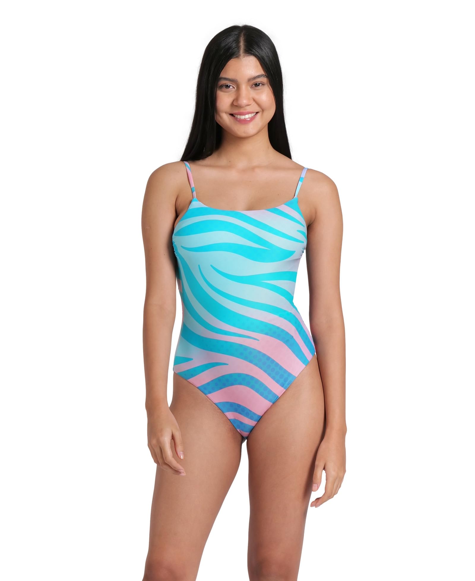 ARENA Women's Water Prints Swimsuit Intero Donna (Pacco da 1)