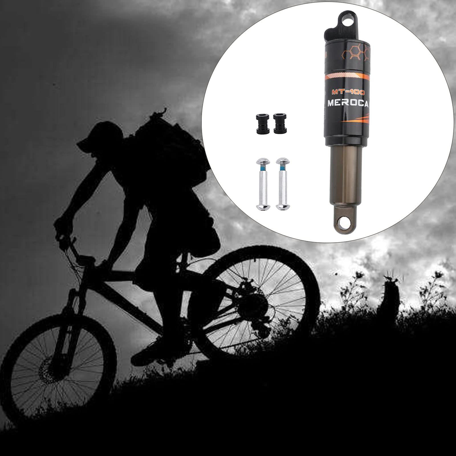 SM SunniMix Amortisseur arrière de vélo 125mm-850lbs, 150mm-1000lbs, 165mm-750lbs, 165mm-1000lbs, 190mm-1000lbs Amortisseurs de vélo de Montagne, 165mm 1000lbs