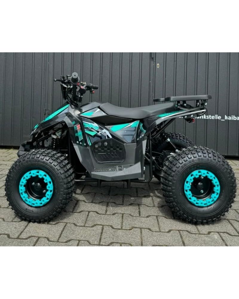 T-MOTO - Quad a Benzina Naples a con Retromarcia - Quad Adulti e Giovani Piloti, Potente e Versatile per Percorsi Off-Road 4 Tempi (Blu)