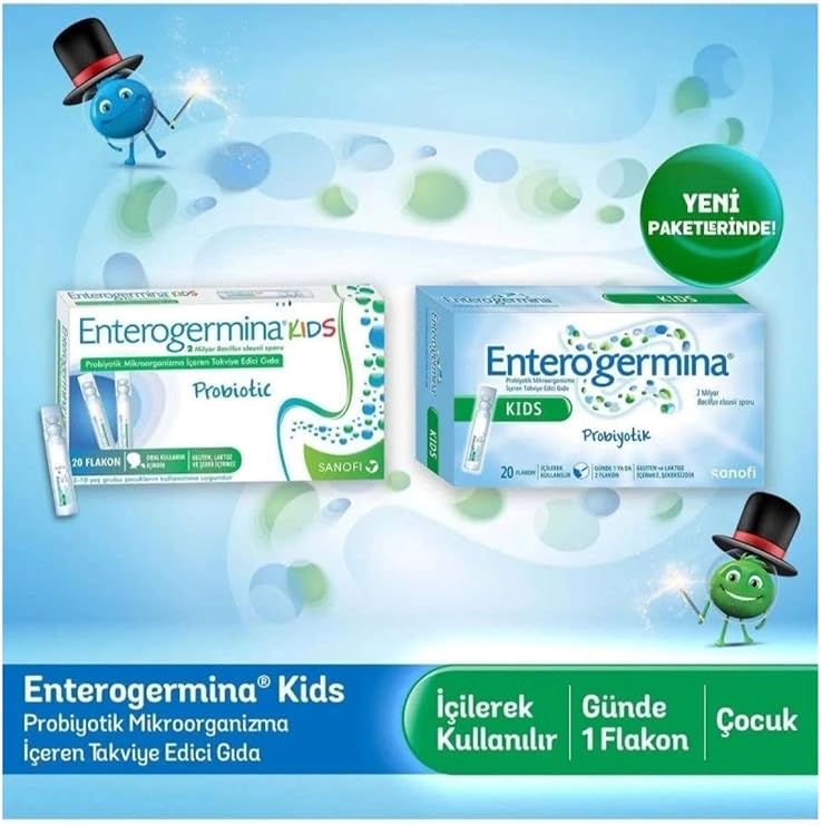 Enterogermina Kids 5 ml 20 Vials X 3 Pieces Happy Children Package P06192
