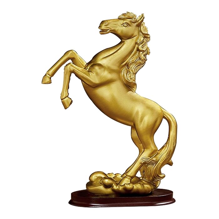 Buy BWWNBY Standing Horse Resin Statue Home Decor Horse Statues