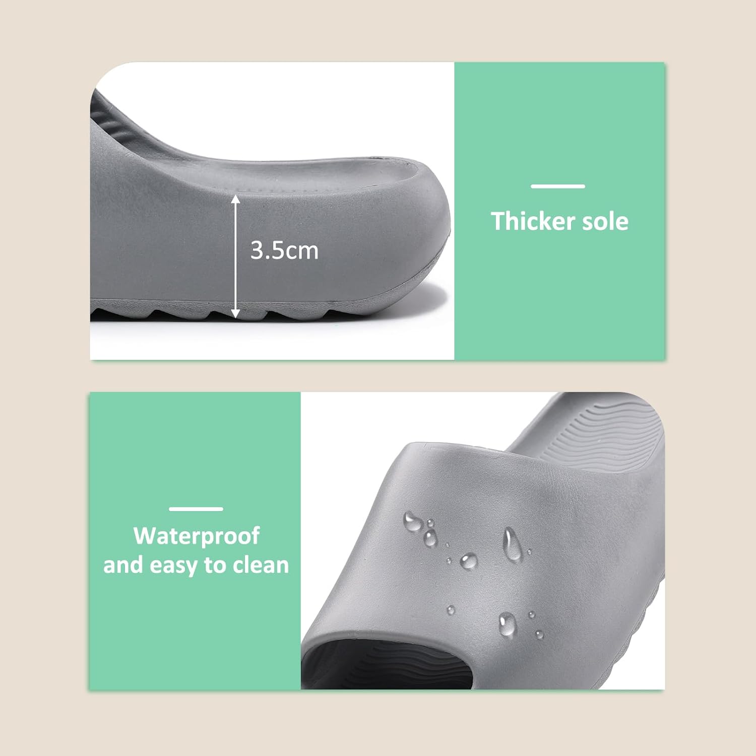 Cloud Slides para mulheres e homens, chinelos de casa de banho, sandálias deslizantes para banheiro, com sola grossa, conforto máximo, leve, antiderrapante, fácil de limpar em promoção! Veja a oferta e mais achadinhos de Chinelos & Pantufas 5 Hoje é o melhor dia para comprar Cloud Slides para mulheres e homens, chinelos de casa de banho, sandálias deslizantes para banheiro, com sola grossa, conforto máximo, leve, antiderrapante, fácil de limpar com aquele preço maroto! Promoção! Aproveite a oferta! 5